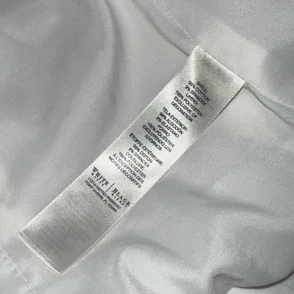 White House Black Market WHBM  Woman’s  White  Blazer/Jacket Size 6 - Picture 7 of 8